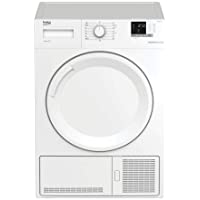 Los mejores  - BEKO DHS 8412 PA0 - Secadora (Independiente- Carga frontal- Bomba de calor- Blanco- Botones- Giratorio- 102 L)